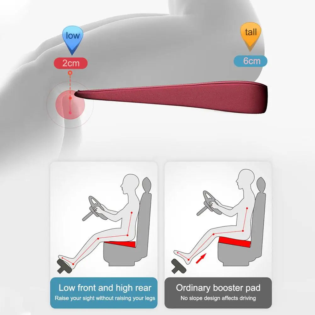 Car seat cushion for height