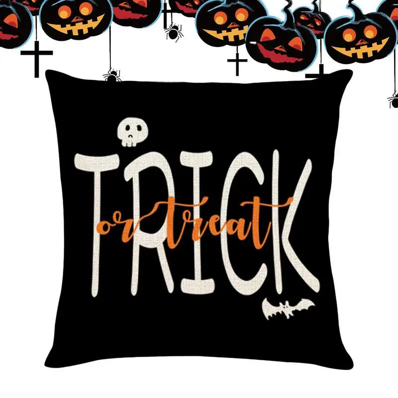 Halloween Pumpkin & Ghost Pillow Covers