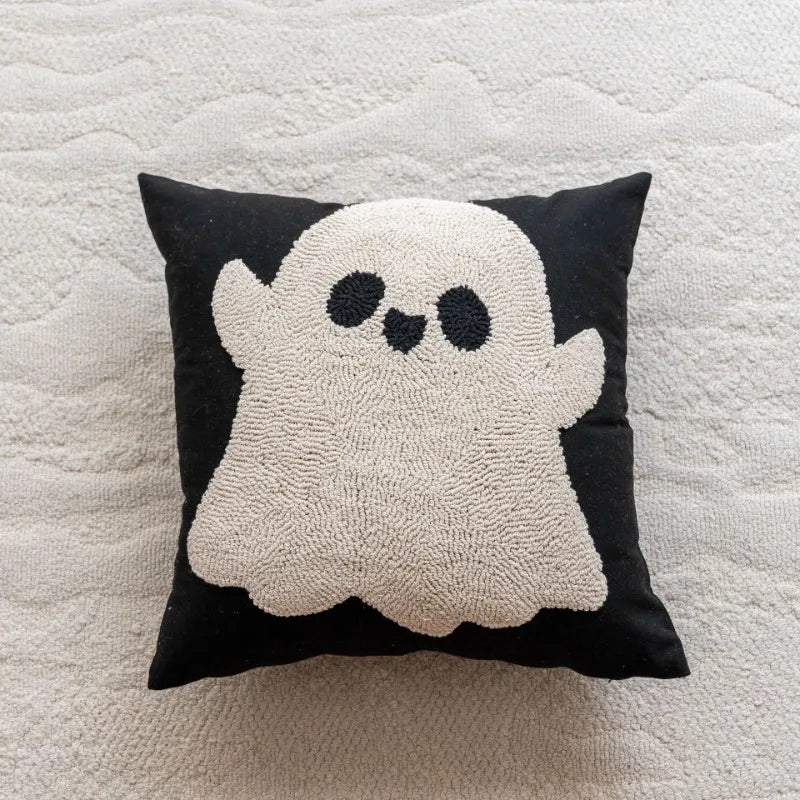 Modern Halloween Throw Pillow