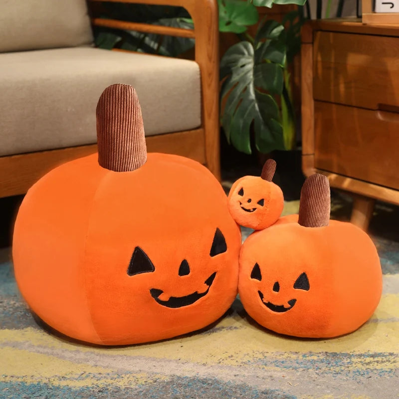 Halloween Plush Pumpkin & Mummy