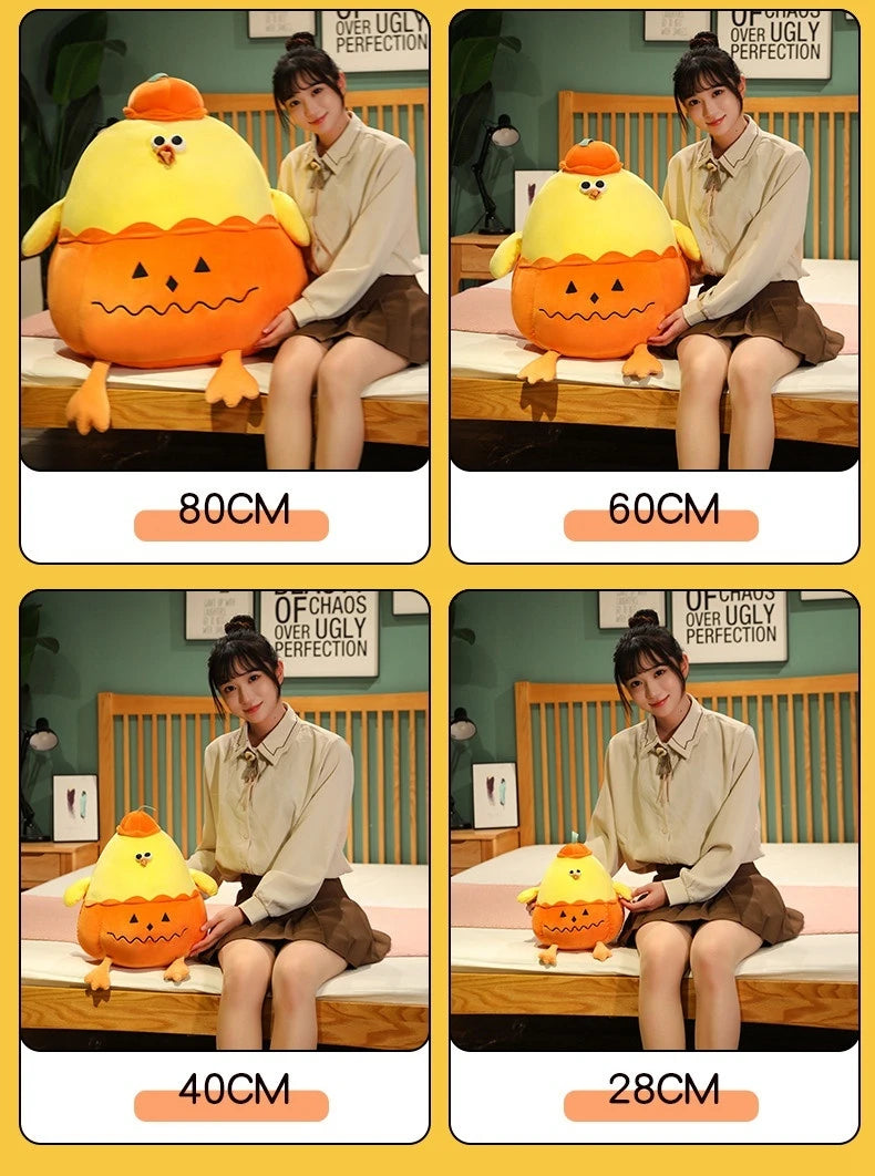 Dundun Metaverse Pumpkin Chicken Plush Toy