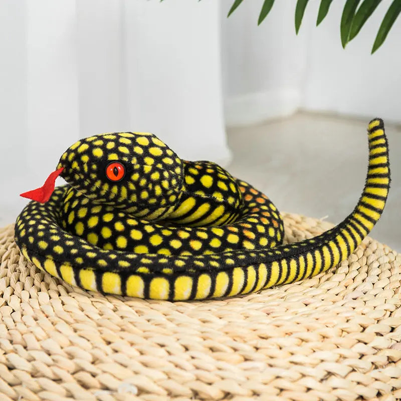 Plush Cobra Snake Pillow