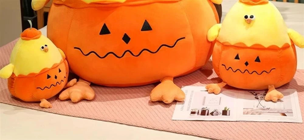 Dundun Metaverse Pumpkin Chicken Plush Toy