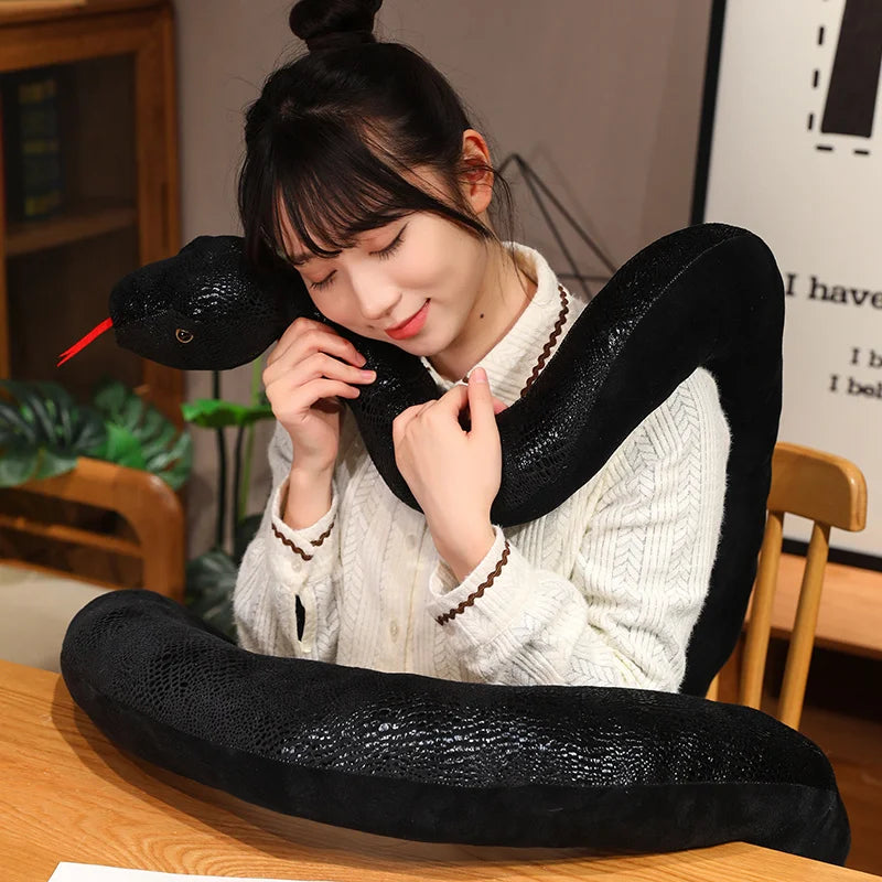 Giant Long Pillow Snake Toy