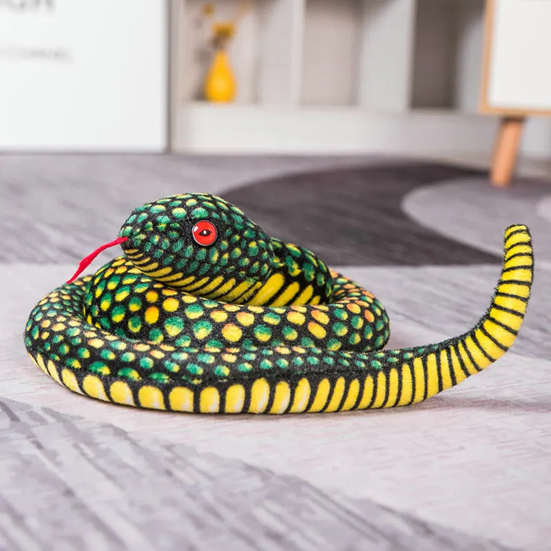 Plush Cobra Snake Pillow