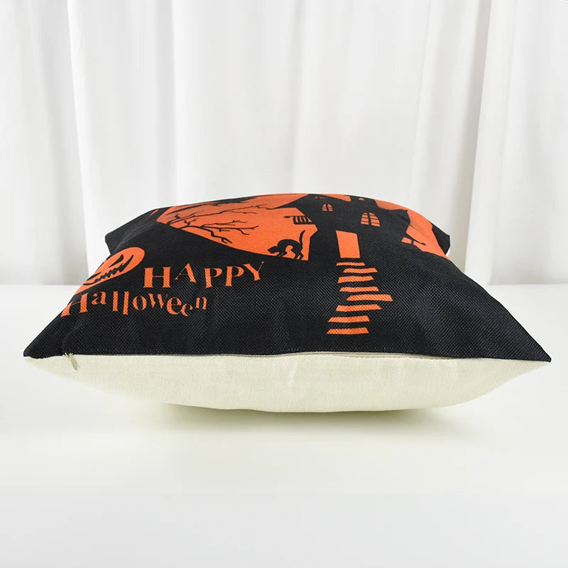 Halloween Pumpkin & Ghost Pillow Case