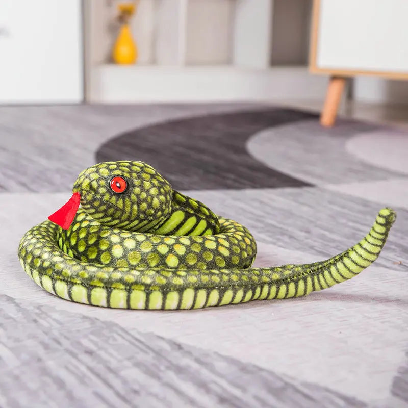 Plush Cobra Snake Pillow