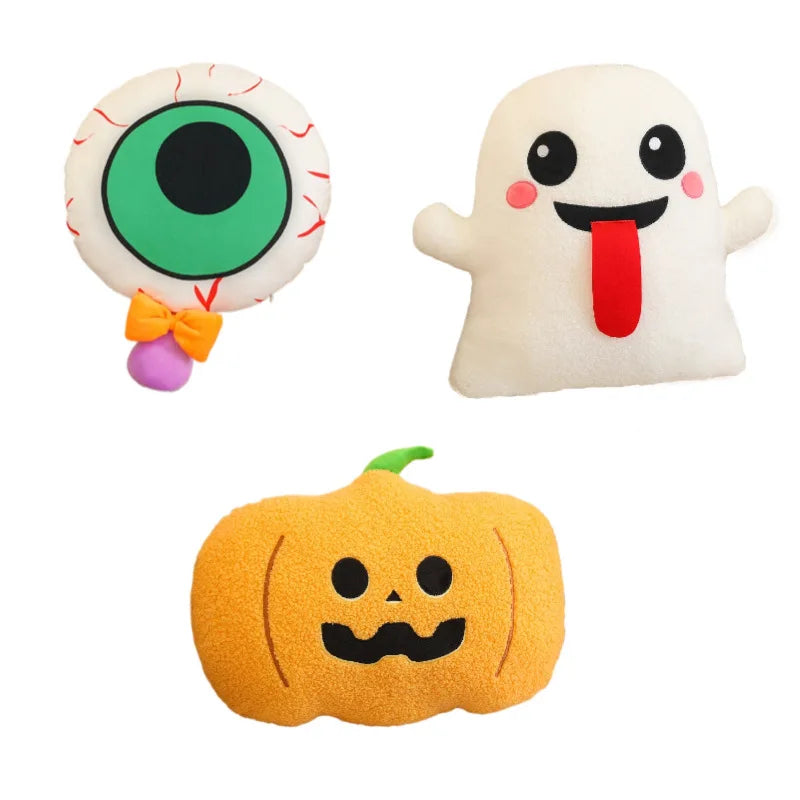 Funny Ghost Pumpkin Plush Pillow