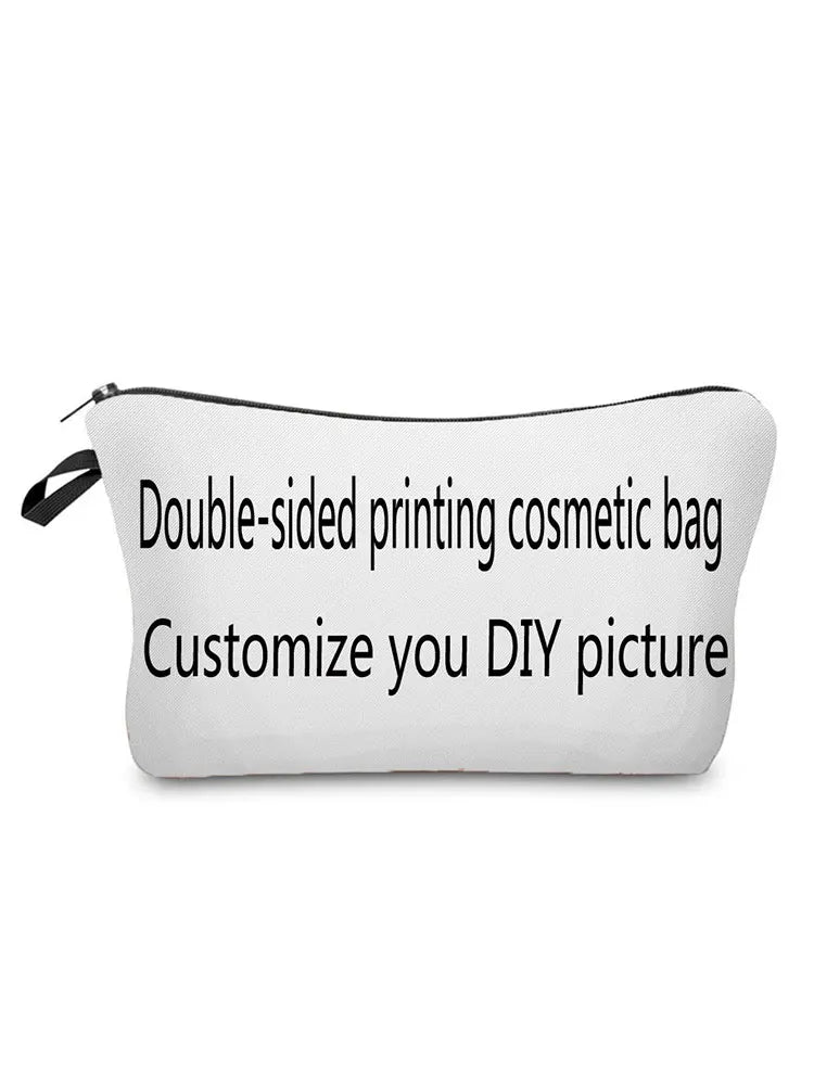 Halloween Skull Printed Cosmetic Bag