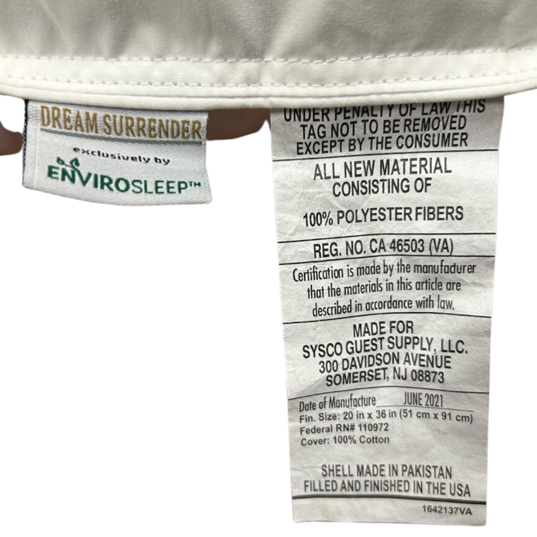 Envirosleep Dream Surrender & Dream Surrender Firm Combo Pack (Includes 2 Pillows)