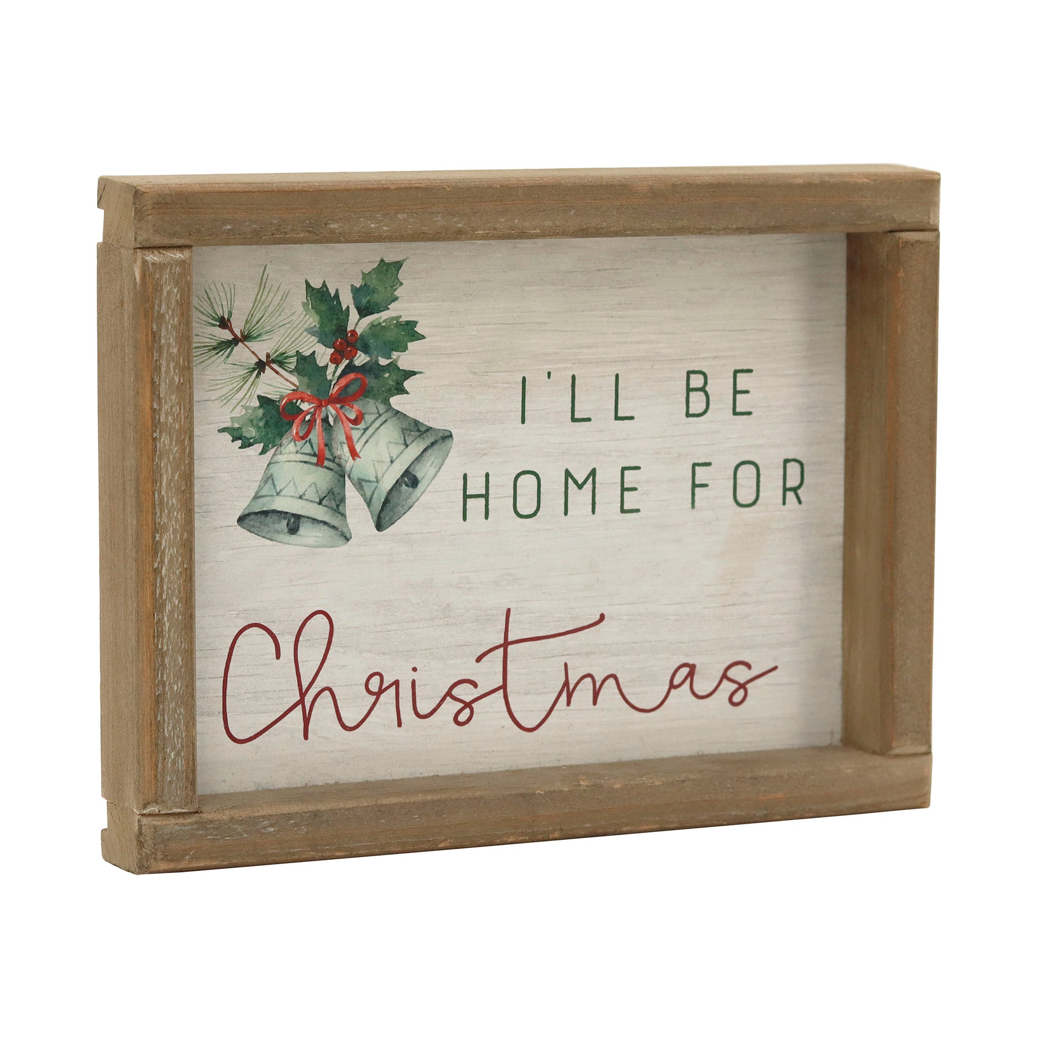 I 'll Be Home for Christmas Wood Wall Decor