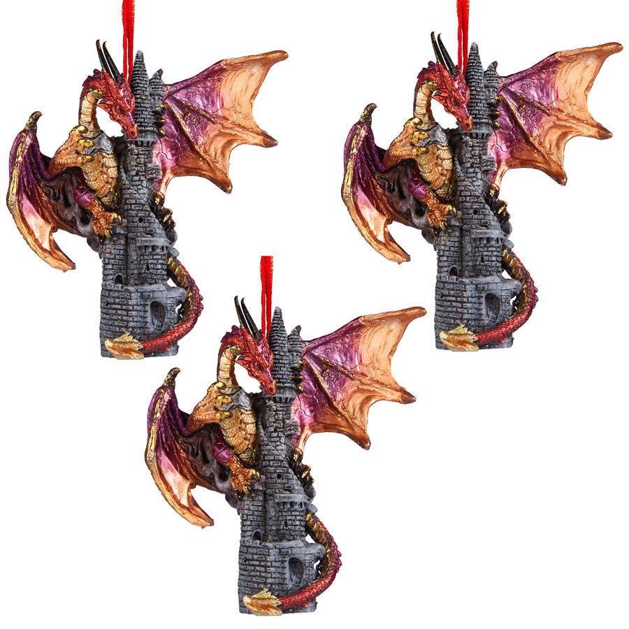 Zanzibar, the Gothic Dragon Holiday Ornament