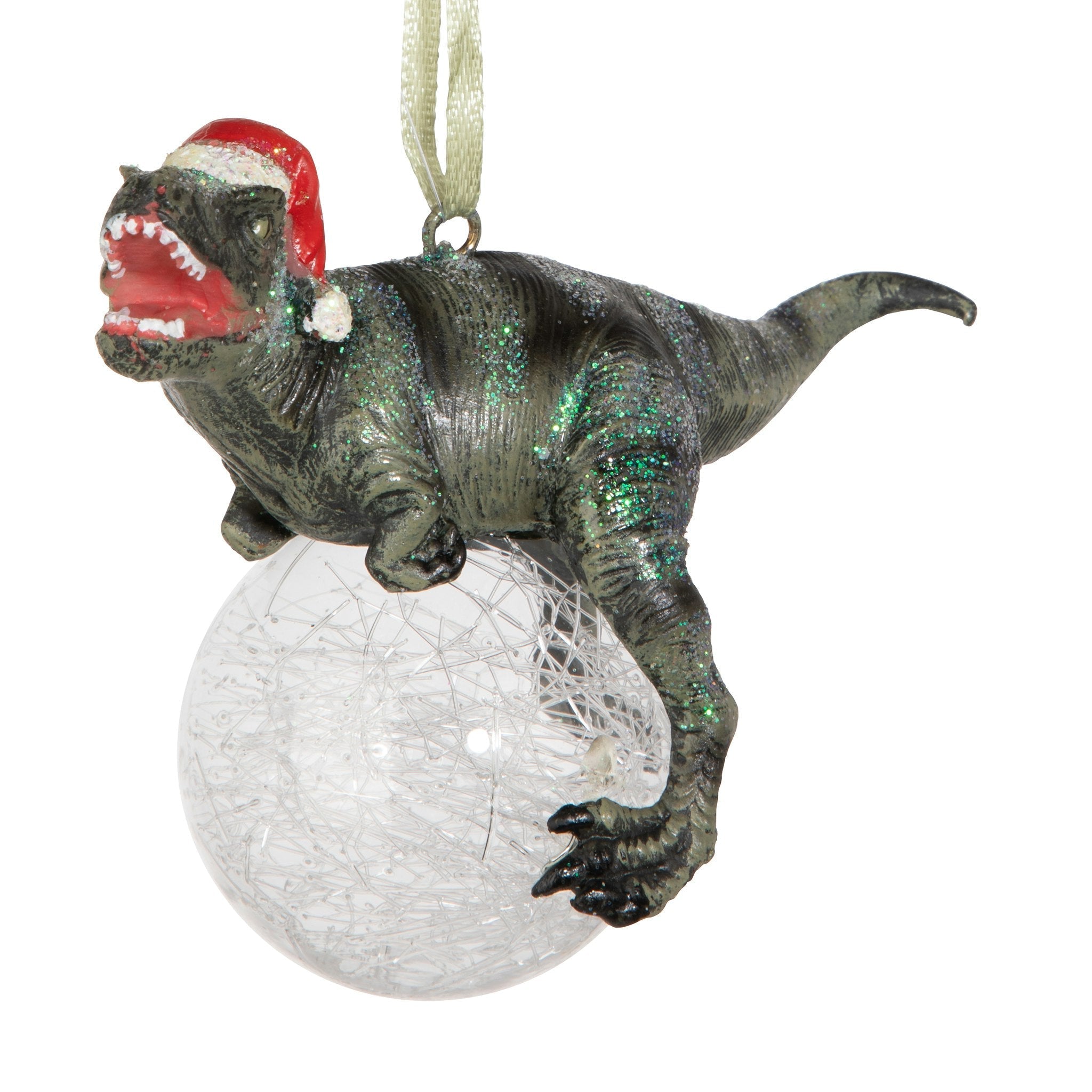 Blitzer, the T-Rex Holiday Ornament