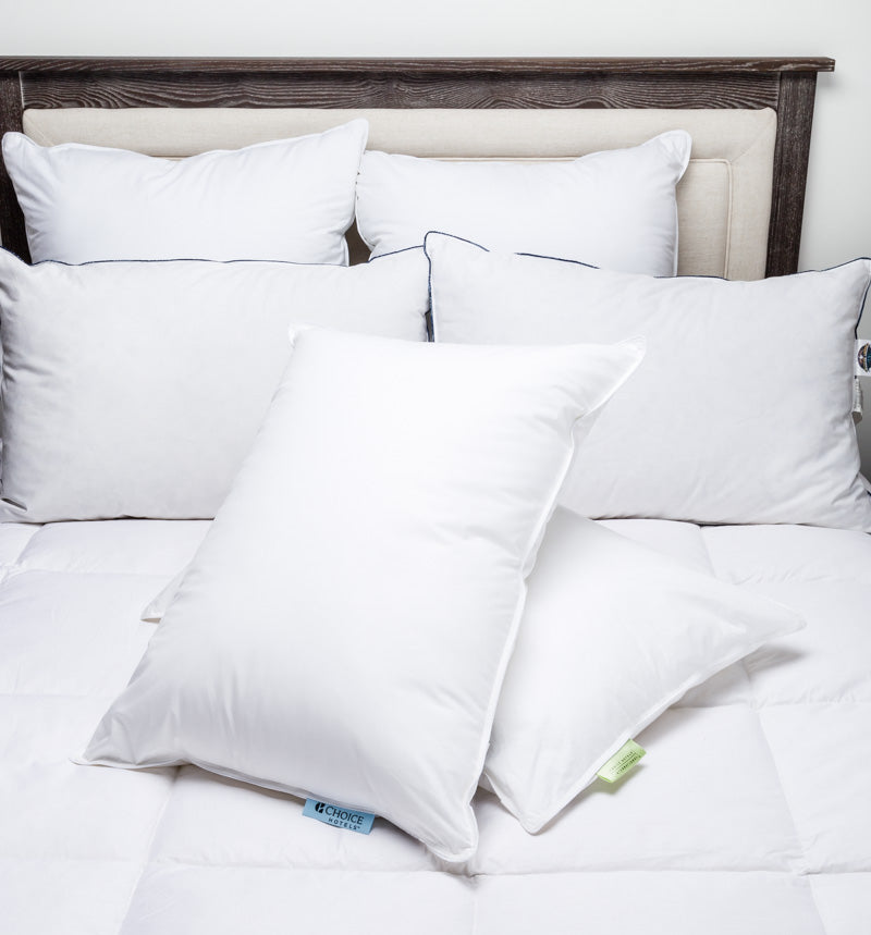 Choice Hotels<sup>®</sup> Soft and Firm Polyester Pillow Combo Pack (Includes 2 Pillows)