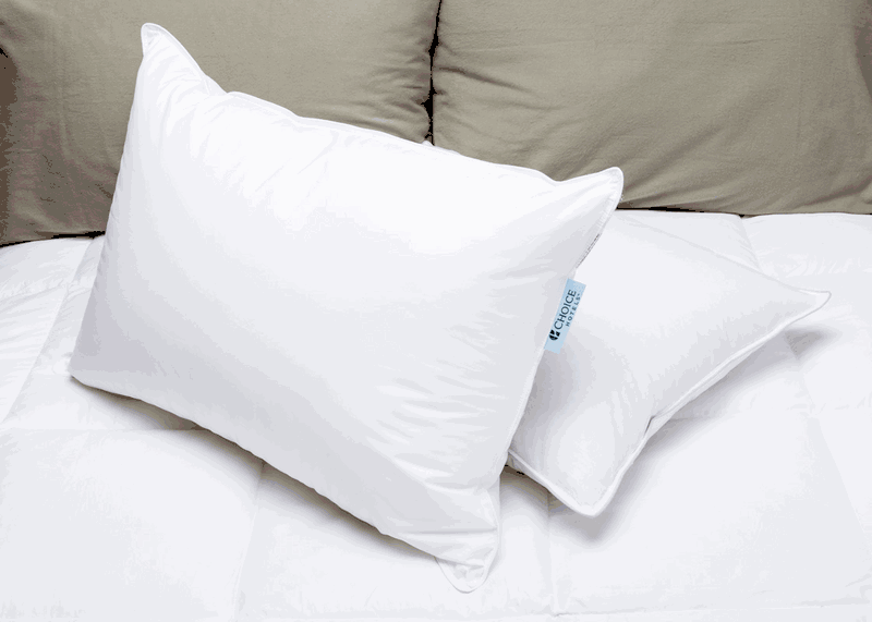 Choice Hotels<sup>®</sup> Soft and Firm Polyester Pillow Combo Pack (Includes 2 Pillows)