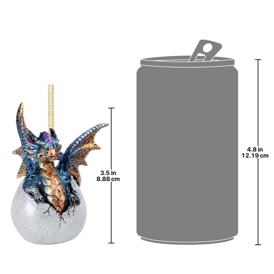 Hard Boiled Dragon Hatchling Holiday Ornament