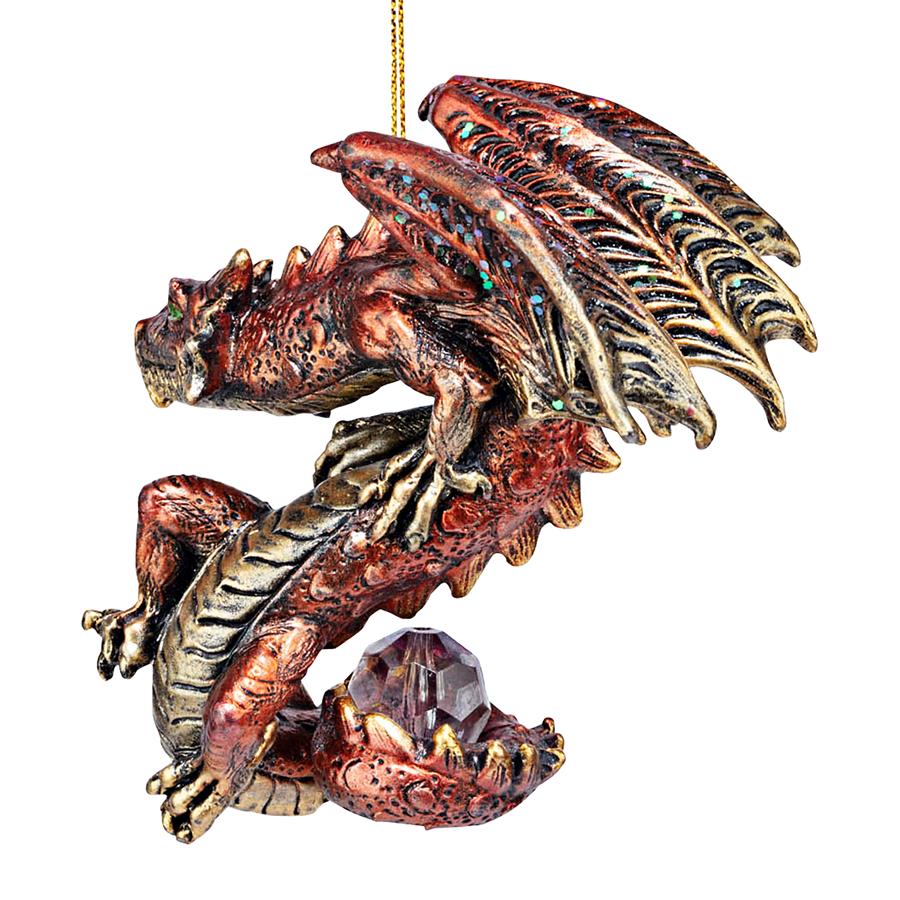 Christmas Light Protector Dragon 2021 Gothic Holiday Ornament: Each