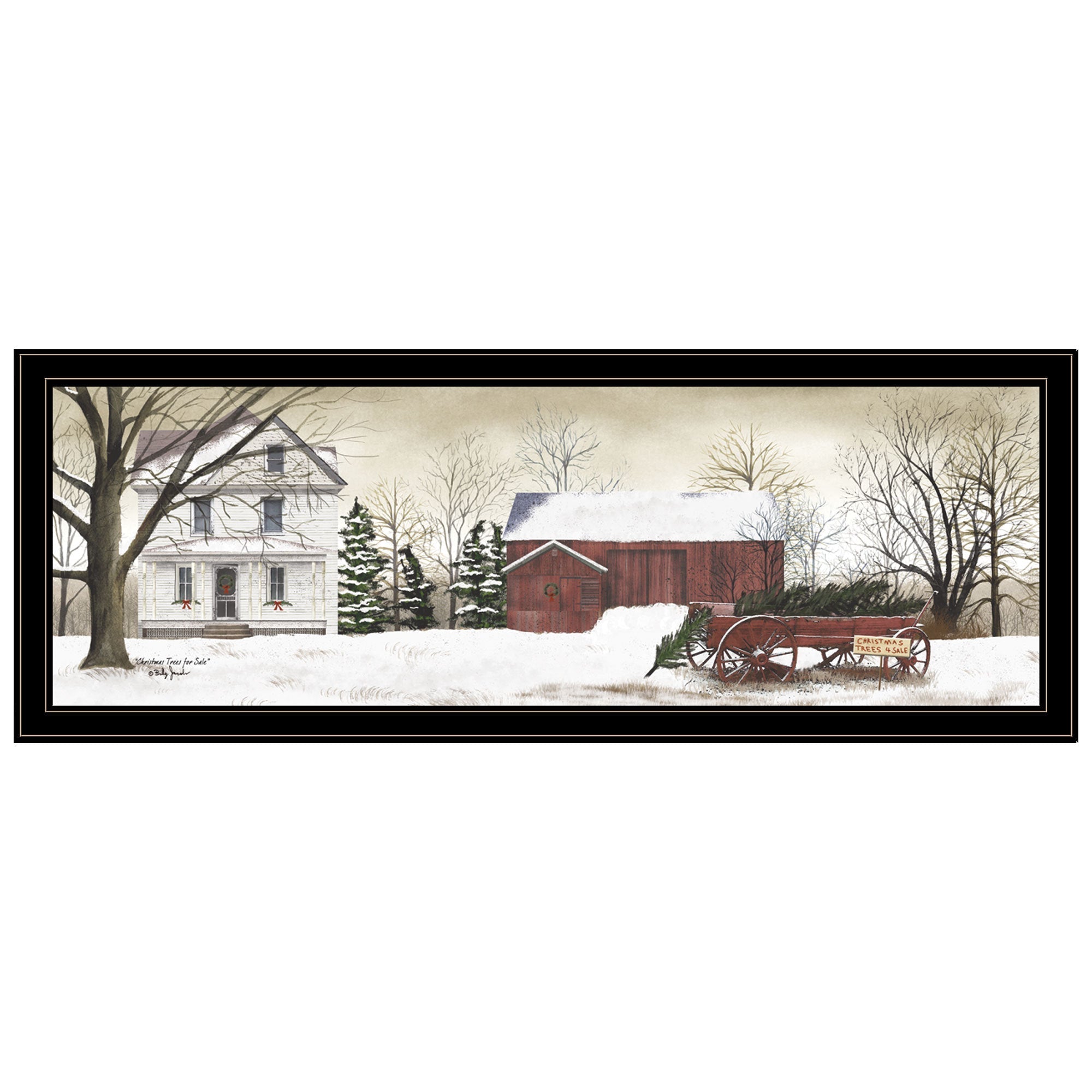 "Christmas Trees for Sale"  Framed Wall Art by Billy Jacobs