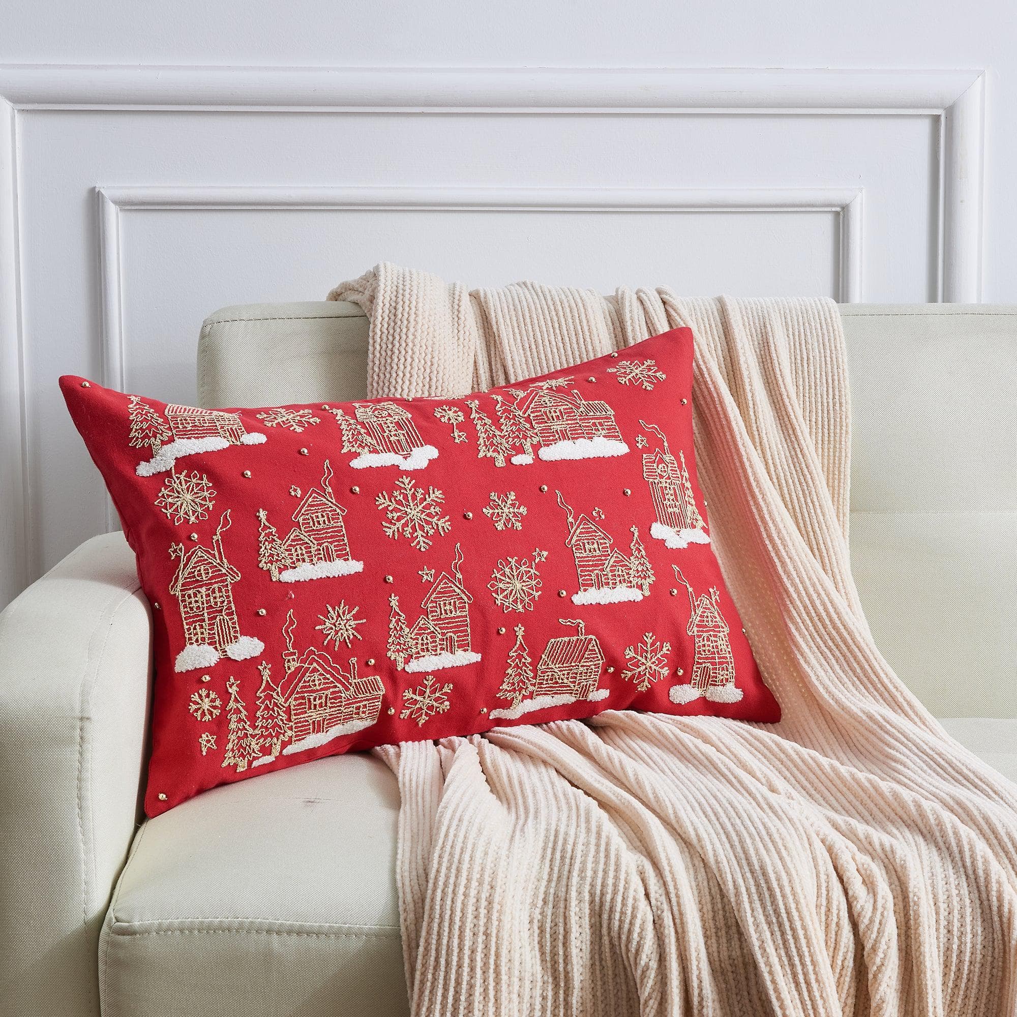 Holiday Throw Pillow - Jubilee Collection- 9 Styles Available