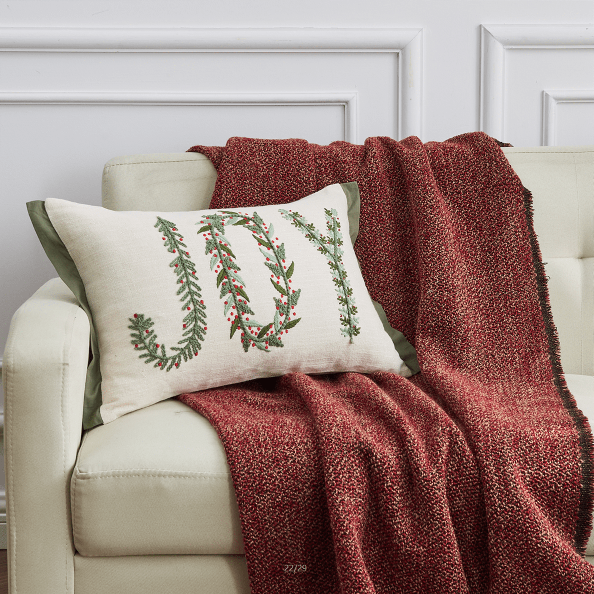 Holiday Throw Pillow - Jubilee Collection- 9 Styles Available