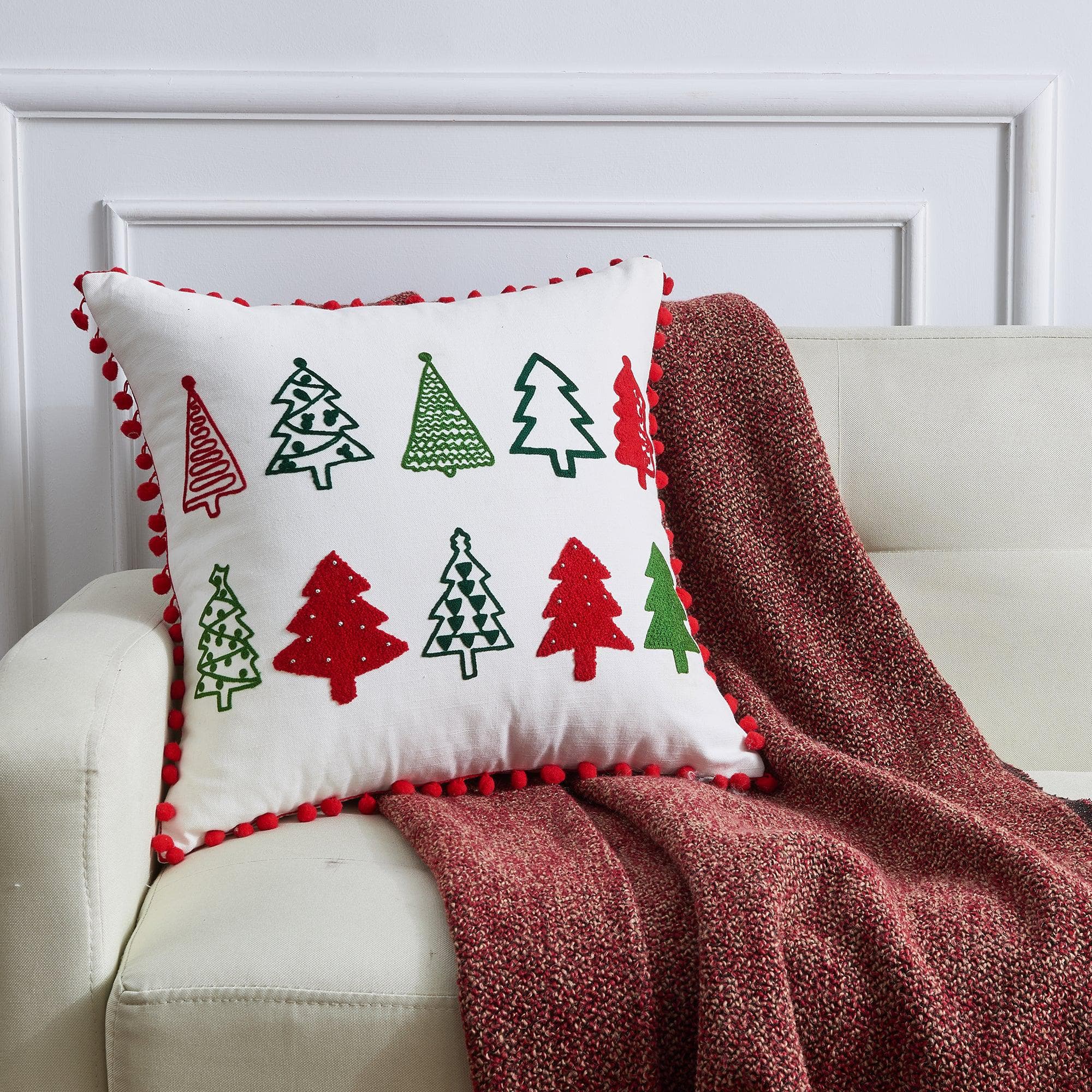 Holiday Throw Pillow - Jubilee Collection- 9 Styles Available