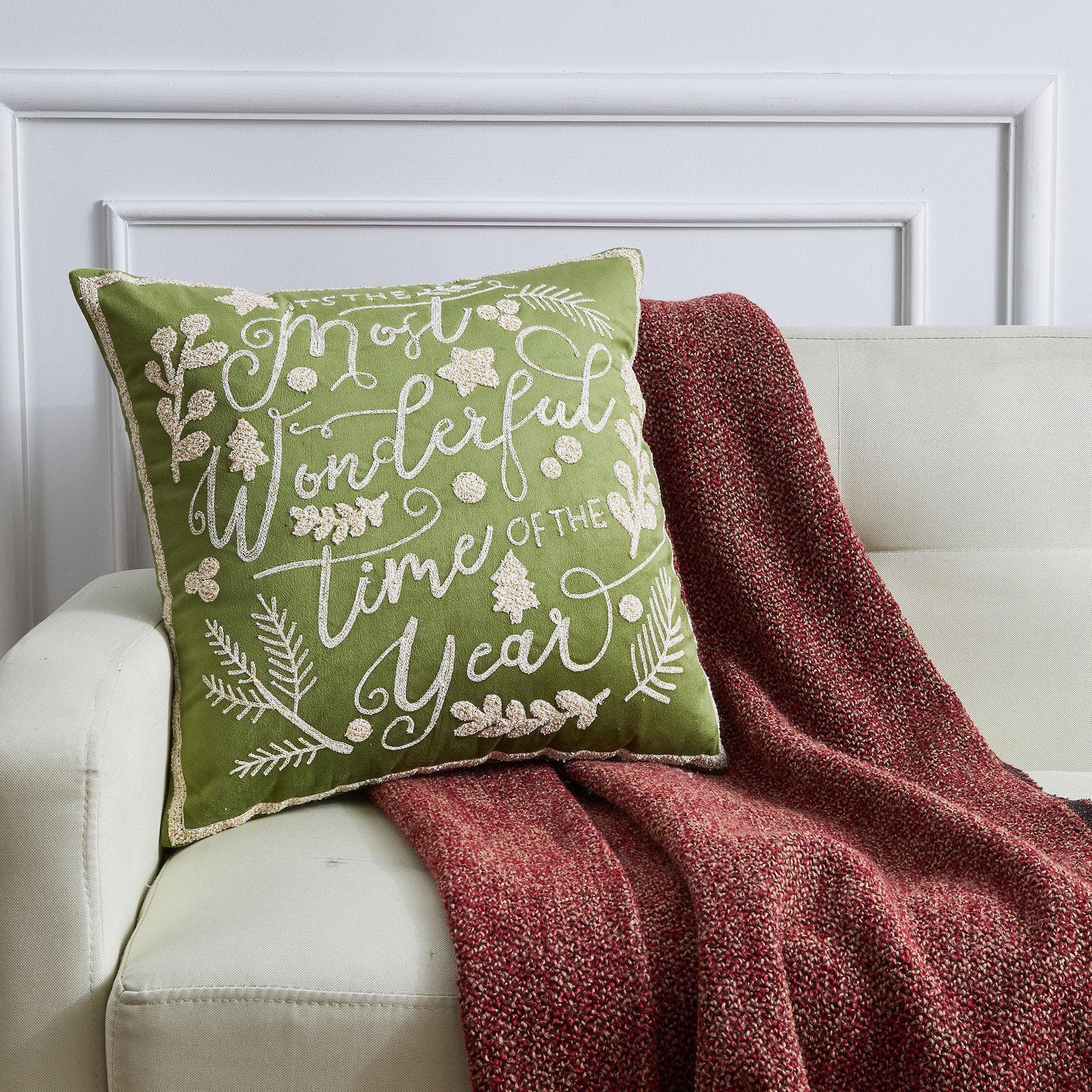 Holiday Throw Pillow - Jubilee Collection- 9 Styles Available