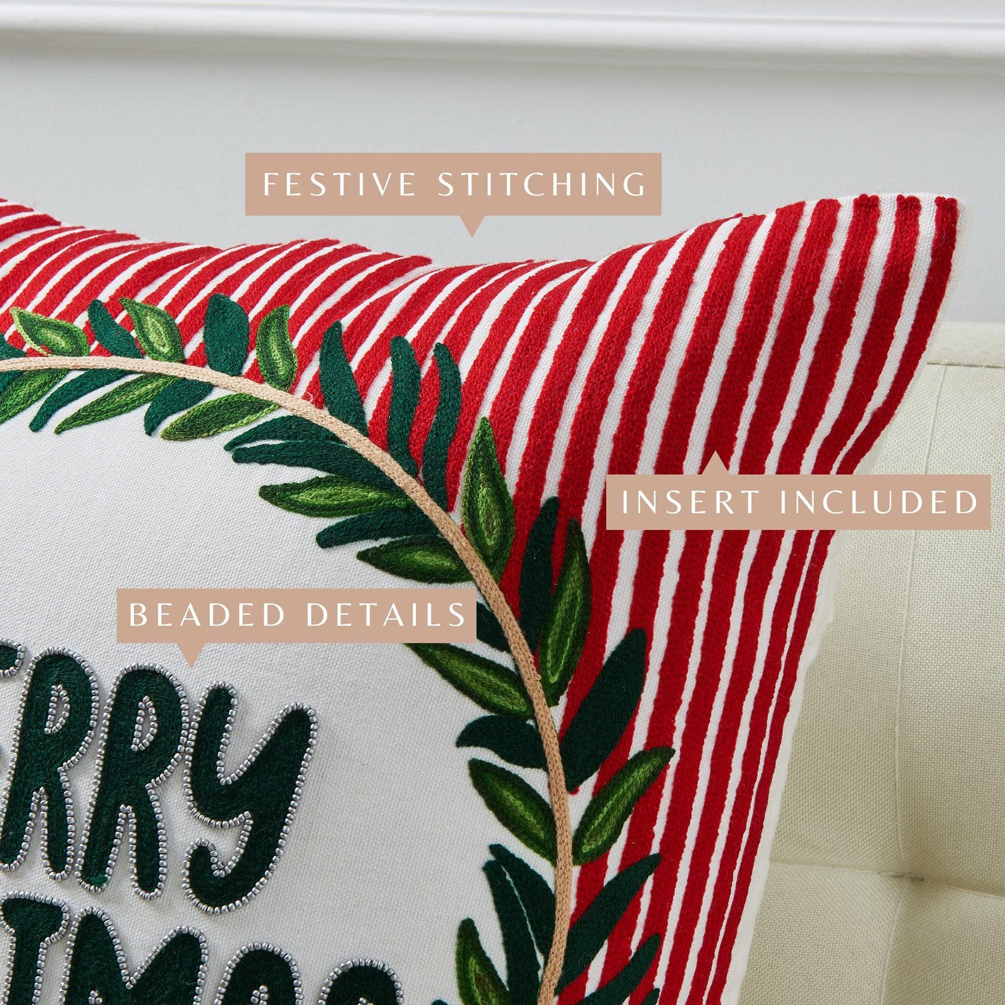 Holiday Throw Pillow - Jubilee Collection- 9 Styles Available